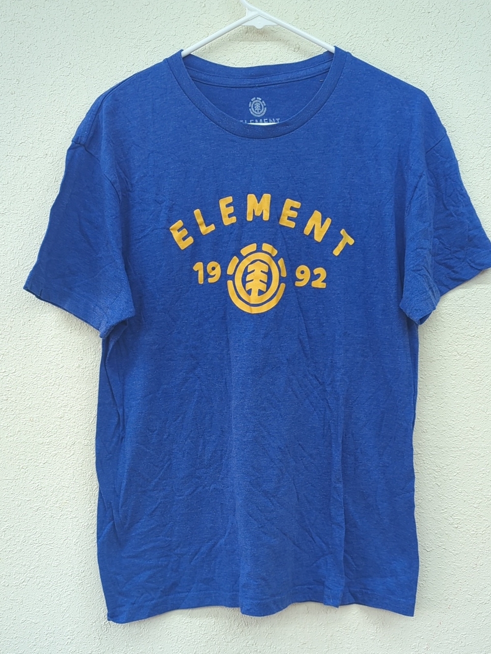Element Royal Blue Short Sleeve Tee with Yellow Logo